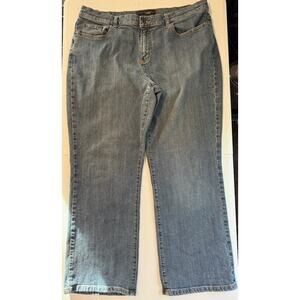 Venezia Women's Size 20 Petite Stretch Straight Leg Jeans